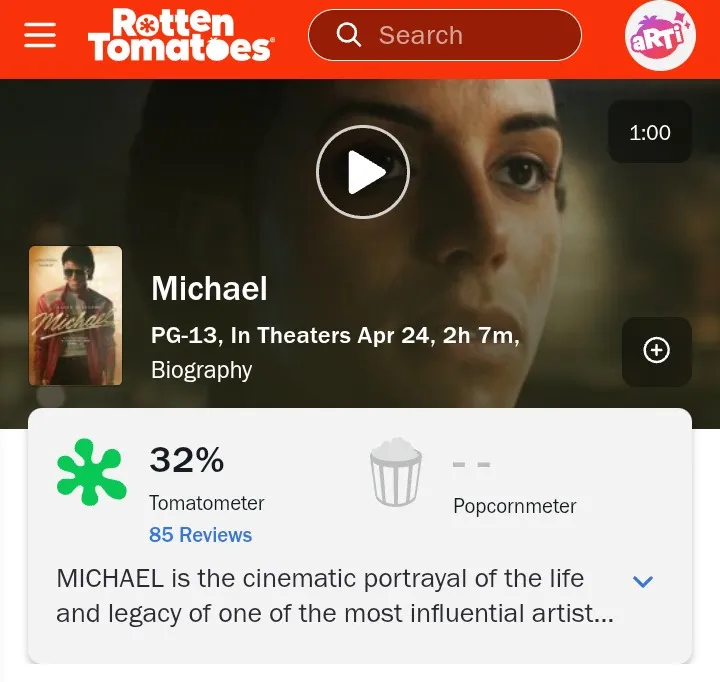 Michael Rotten Tomatoes
