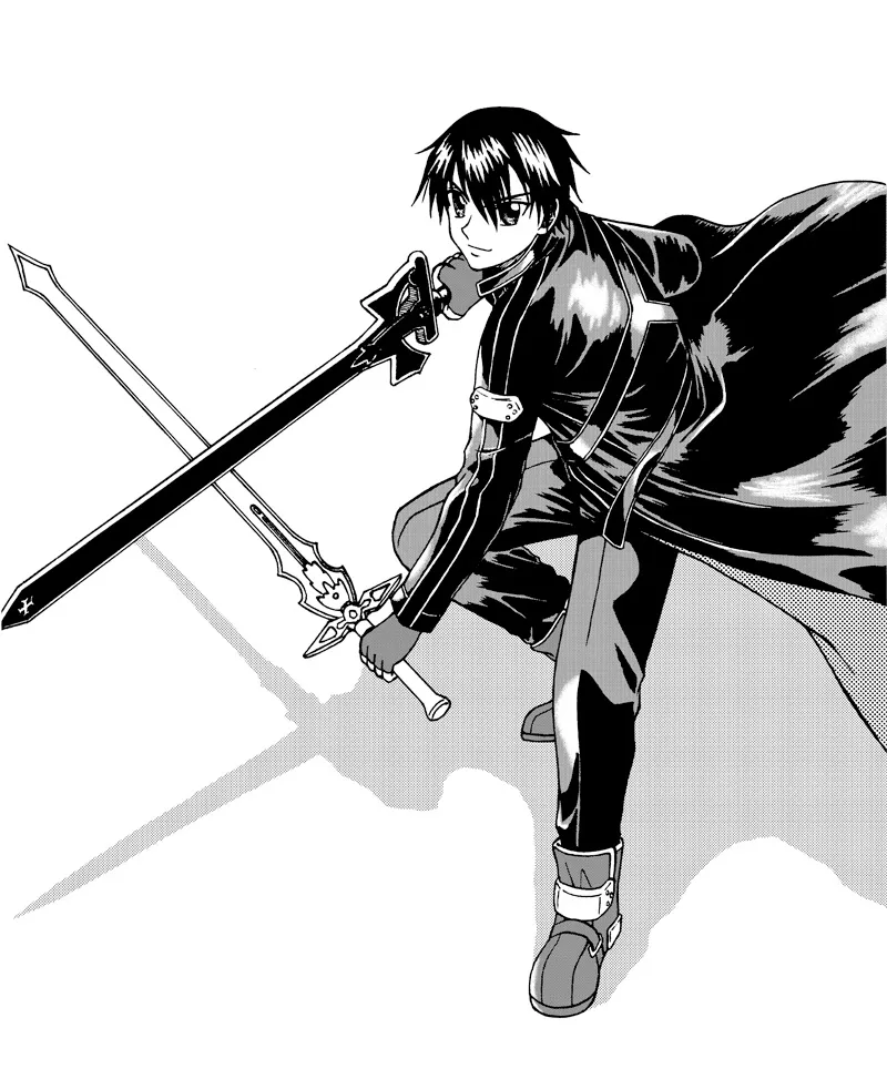 Kirito Sword Art Online mangá