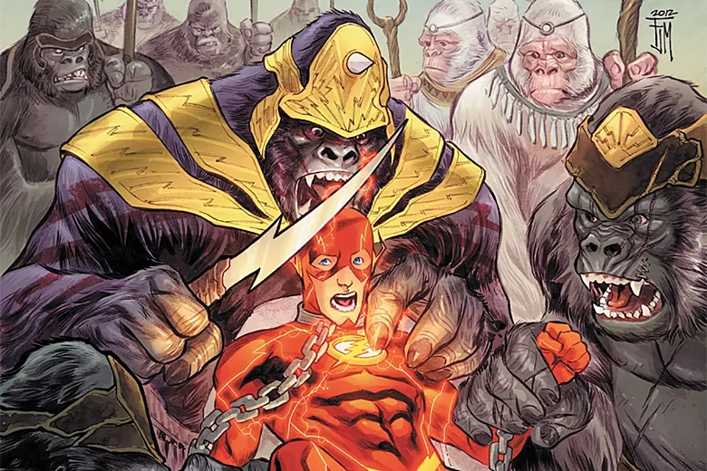 Gorila Grodd vs Flash