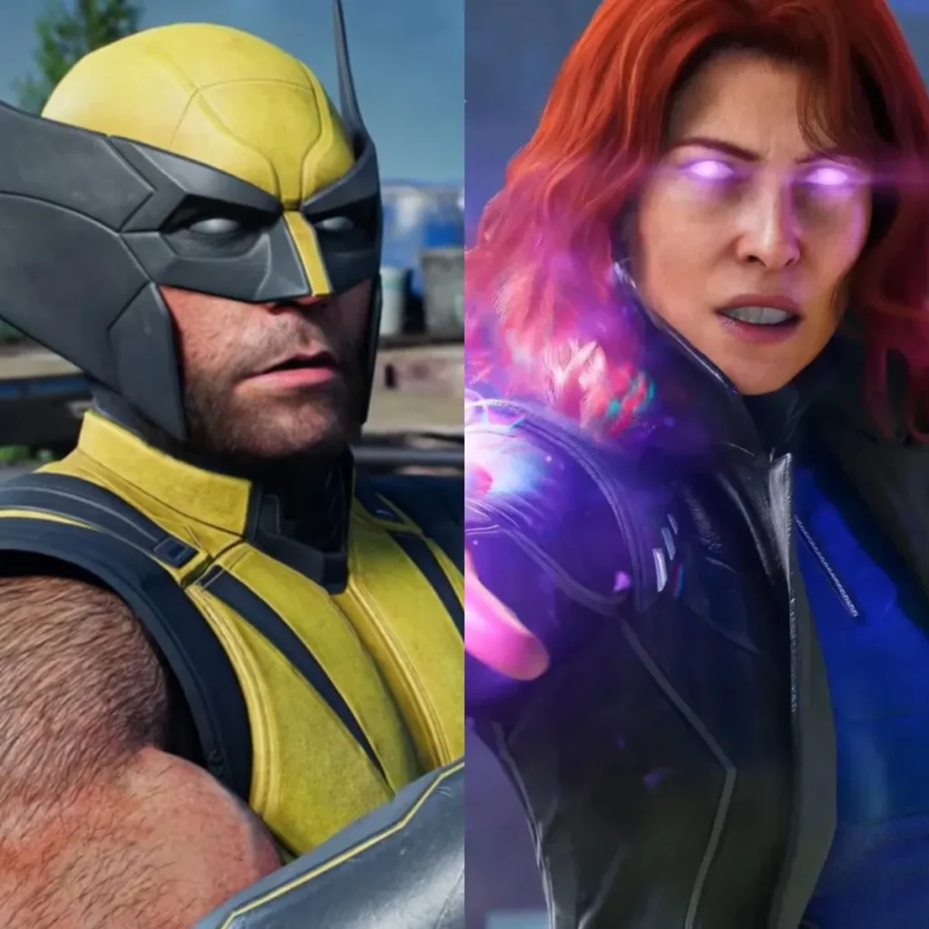 Wolverine e Jean Grey (PlayStation)